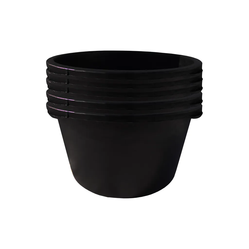 Caisse à Plantes et Seau de Maçon 40L Incassable - Pack de 5 Multiusage - 2