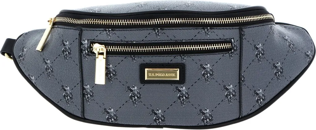 U.S. POLO ASSN. Sac Banane Hampton Waist Bag Noir - Sacoche de Marque