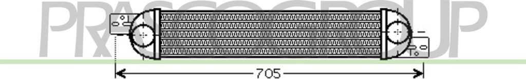 PRASCO OP352N001 - OE 1300411 Ladeluftkühler für Meriva (X03)