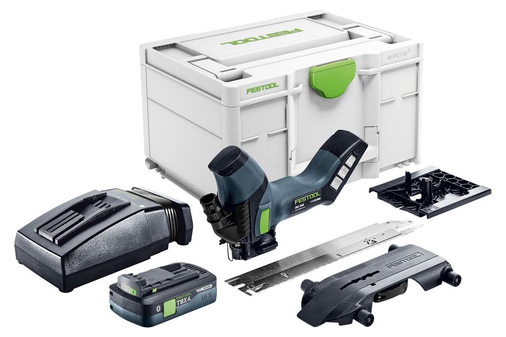 Festool ISC 240 EB-Basic Akku Dämmstoffsäge 18 V 240 mm + 1x Akku 4,0 Ah + Ladegerät + Systainer