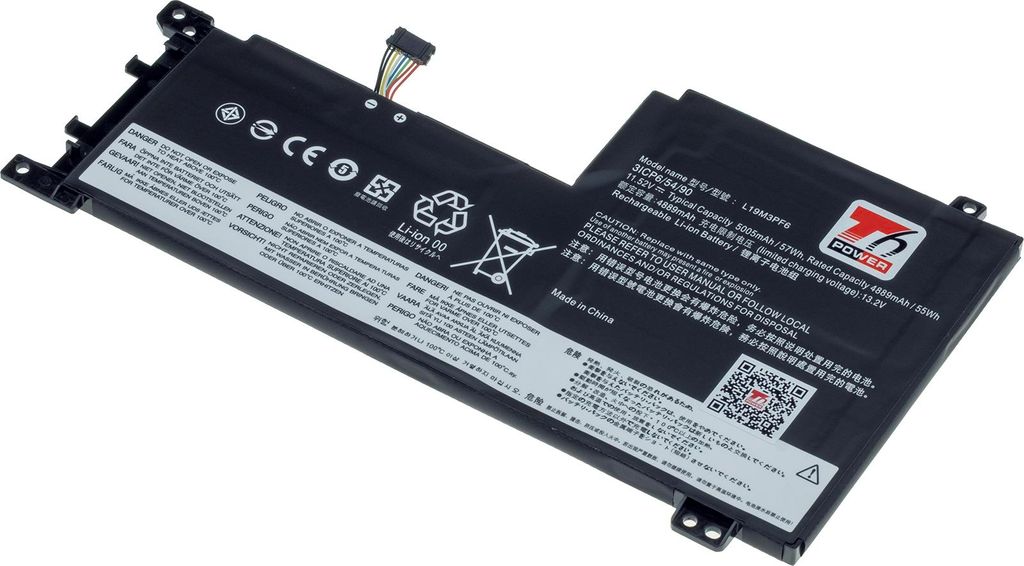 T6 Power Akku für Lenovo IdeaPad 5-15IIL05, Li-Poly, 11,52 Produktbild 