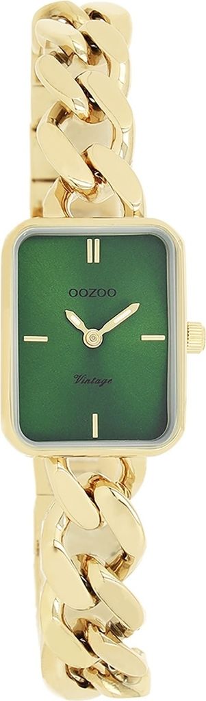 Oozoo Armbanduhr gold Metall Vintage Series Damen Analog-Quarzuhr UOC20364