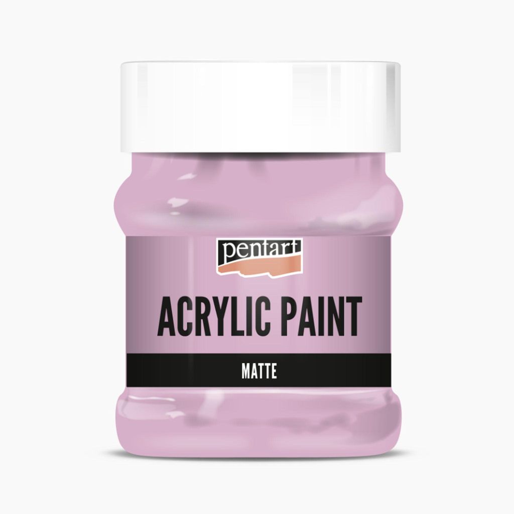 PENTART Acrylfarbe matt, 230 ml, Rosa