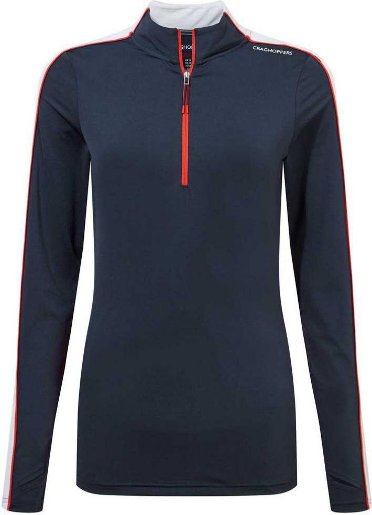 Craghoppers Nosilife Marcella Halbreißverschluss-sweatshirt Blau 20 Damen Blau 20