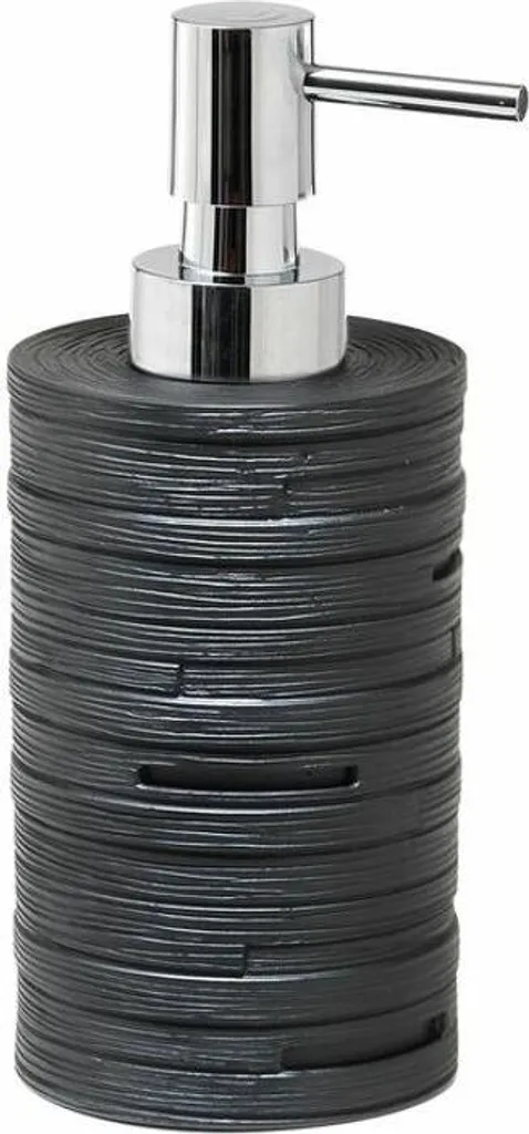 Dispenser Sapone HELEN Nero Gedy - Accessorio Bagno in Resina Moderno