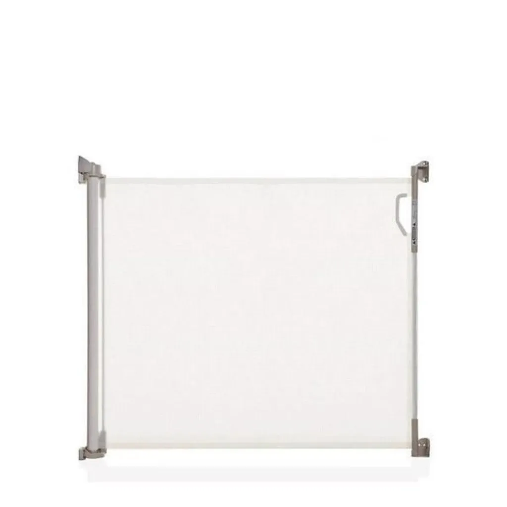 Barrière de sécurité escamotable à visser 140 cm avec 2 kits de montage
