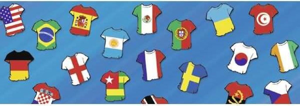 Transparentpapier 115g/qm A4 VE=25 Blatt Fußball Trikots