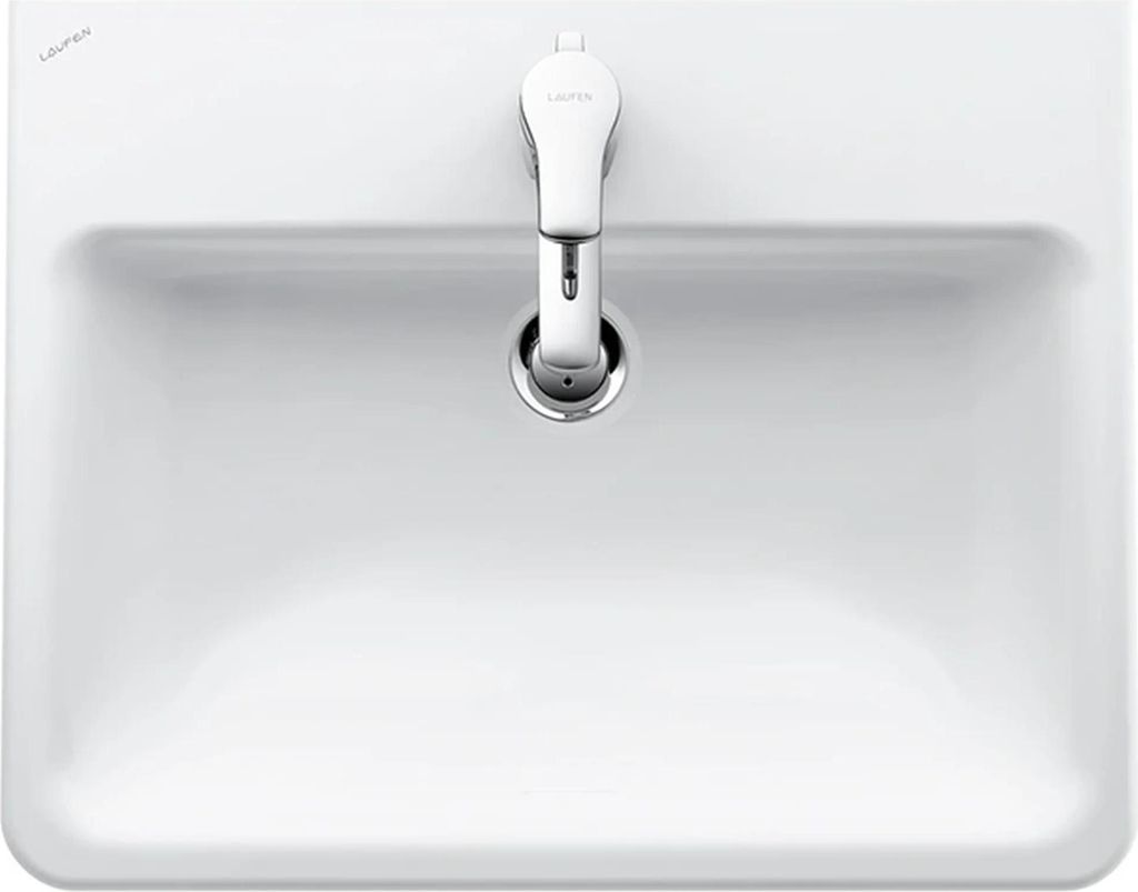 LAUFEN PRO S Einbauwaschtisch, 1 Hahnloch, mit Überlauf, Produktbild 