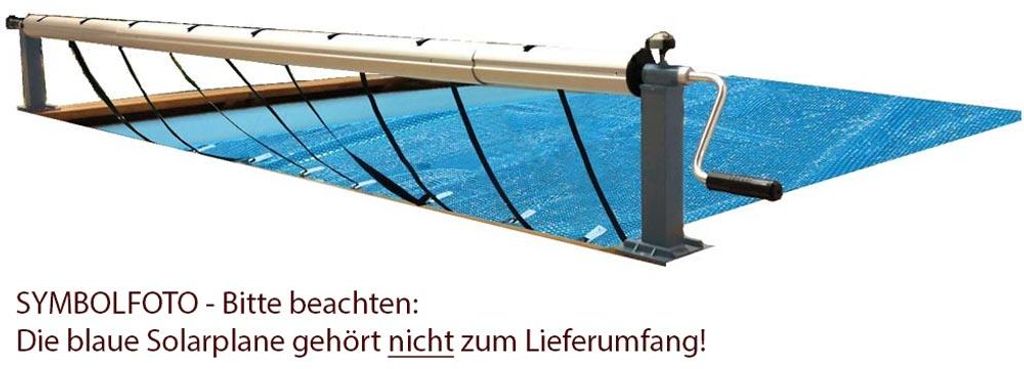 Manueller Aufroller für Holz Pool (max. Breite 5.50 m) Produktbild 