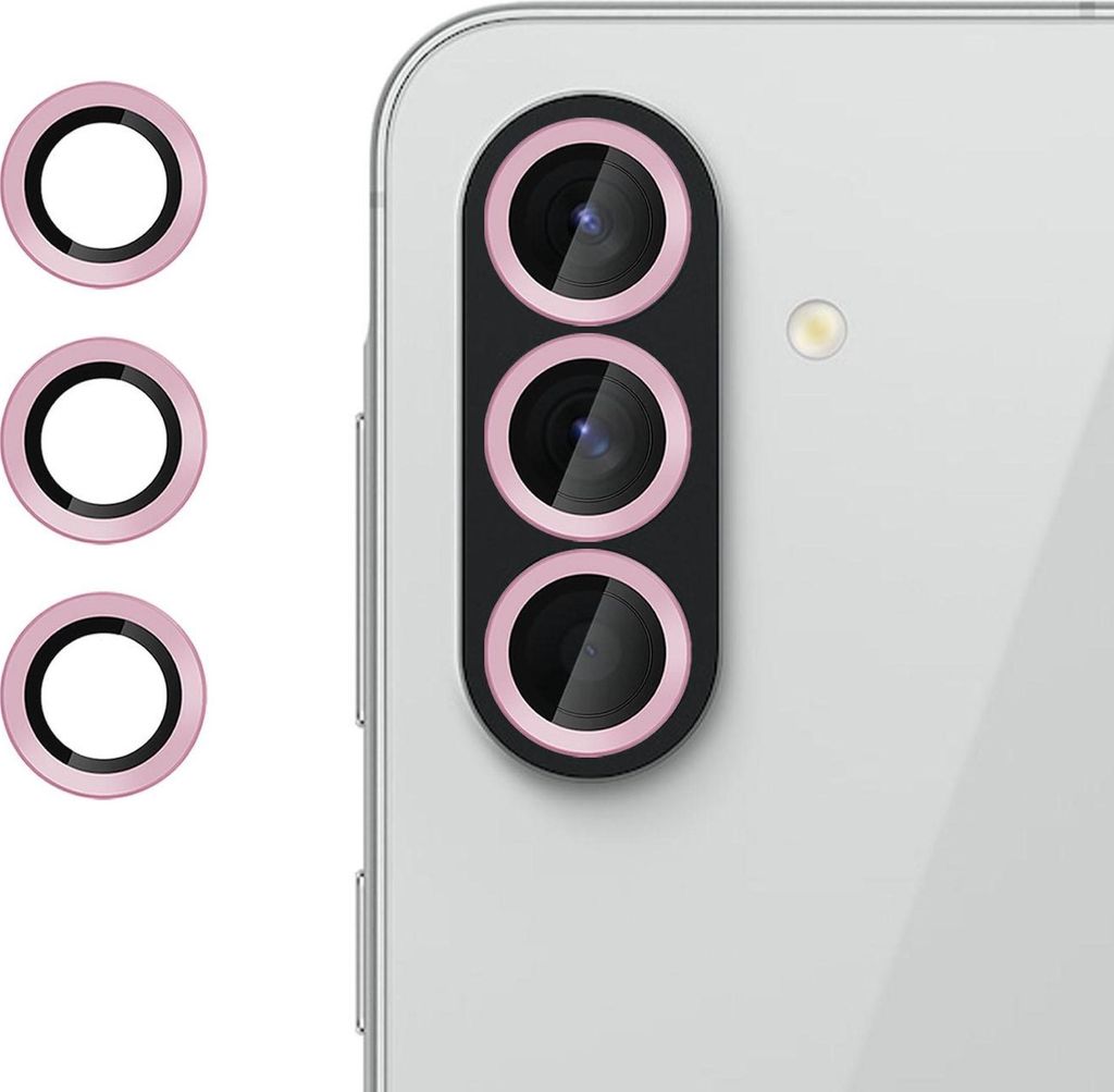 9H Kamera Schutzglas für Samsung Galaxy A37 / A57 5G Dünn Anti-Fingerprint Rosa