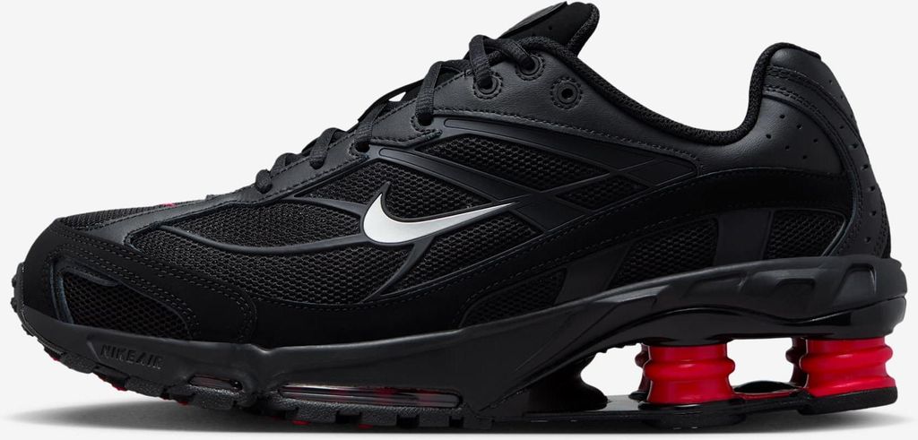 Nike Shox Ride 2 "Black University Red" Schwarz, Größe: 47
