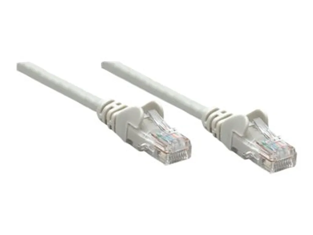 Cavo Patch Intellinet Cat5e 1m U/UTP Grigio - Bulk per Uffici e Server - 3
