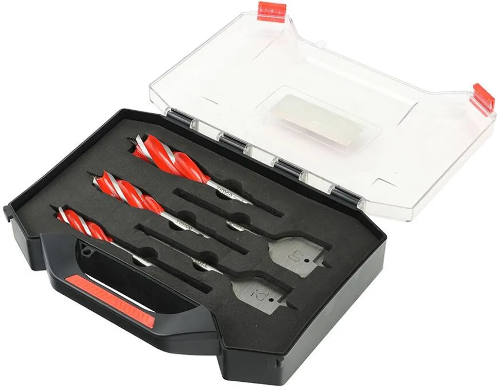 Kit Timco de 5 mèches bois plates pour perçage rapide sans éclats - Pro - 4