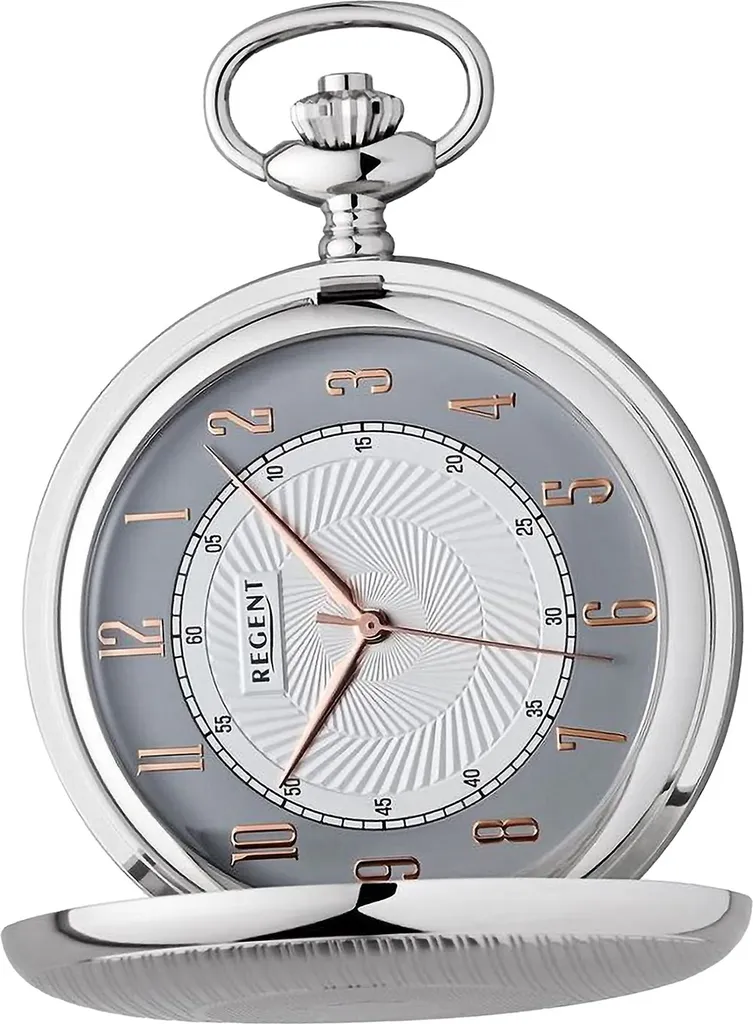 Orologio da Tasca Regent D2URP729: Eleganza Classica Savonnette al Quarzo