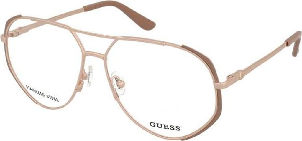 Guess GU50247 Matte beige 57/13/140 Damen Brillen