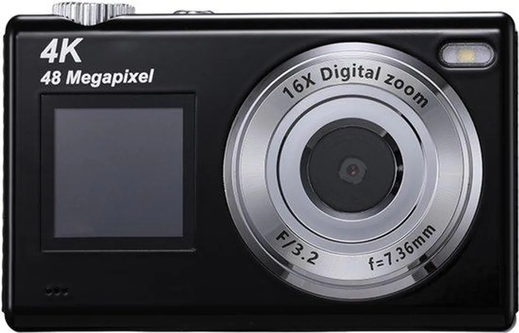 Appareil photo numérique 4K stabilisé 48 Mpx zoom 16x et mémoire 32 Go