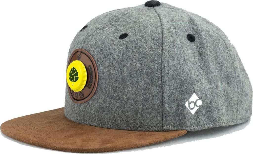 BAVARIAN CAPS Snapback Cap Bierkrönung dunkelgrau Produktbild 