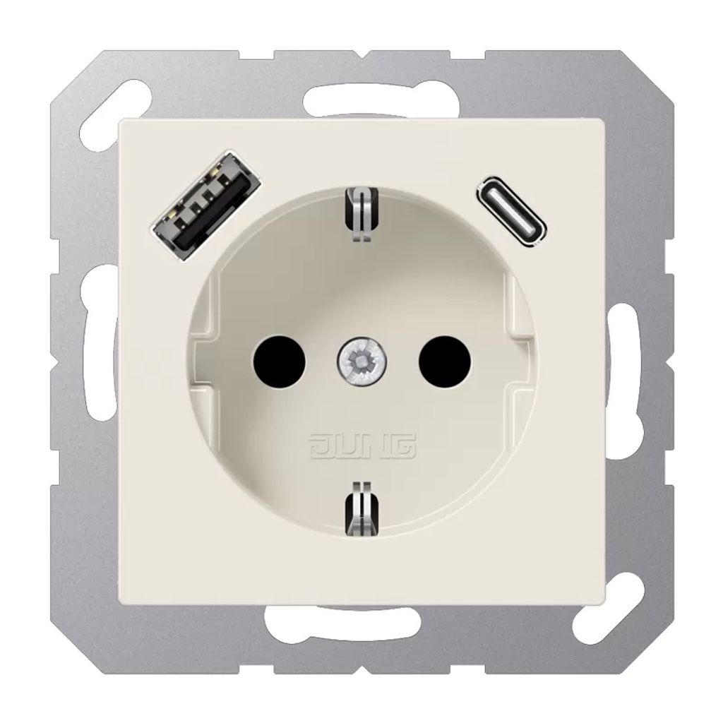 Jung SCHUKO Steckdose mit USB Typ AC A1520-15CA Produktbild 