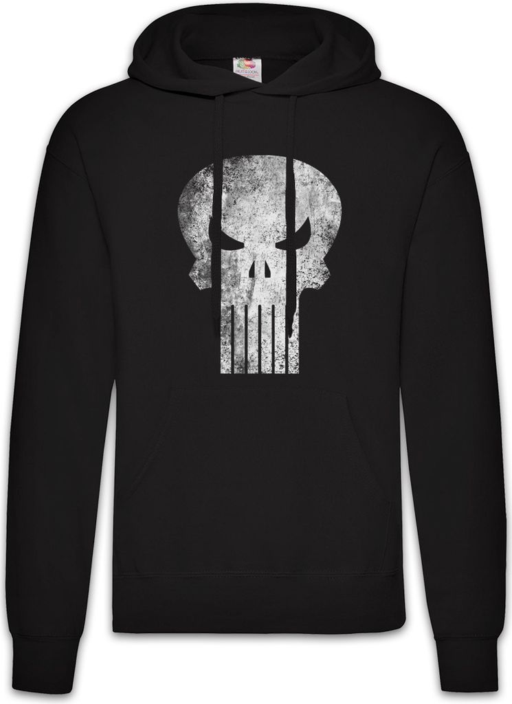 Urban Backwoods P Skull, Herren Hoodie, Farbe: Schwarz, Größe: S