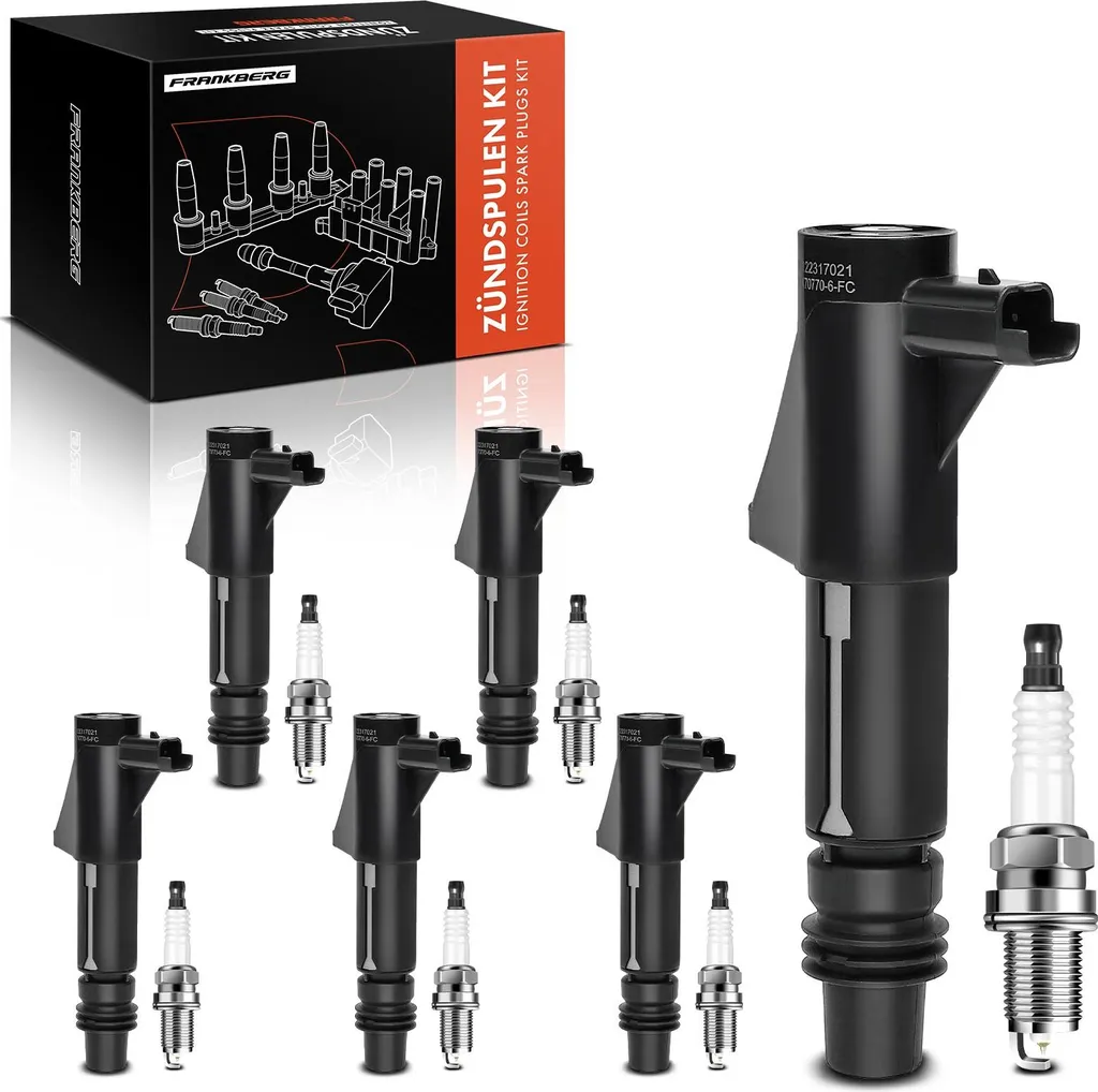 Supprimer les Ratés d'Allumage V6 : 6 Bobines + 6 Bougies pour Peugeot 406