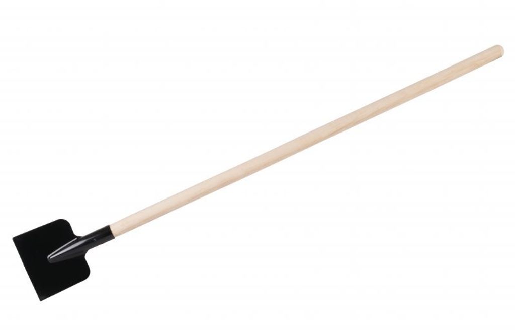 Eisstößer / Betonstößer / Schaber 17 cm Stahl mit Holzstiel Produktbild 
