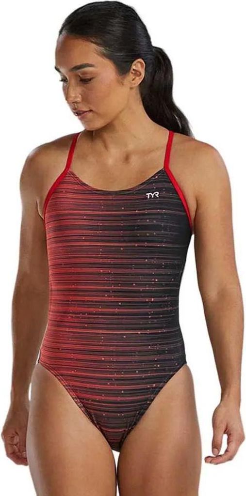 Tyr Durafast Elite Cutoutfit Speedwarp Badeanzug Rot 38 Damen Rot 38