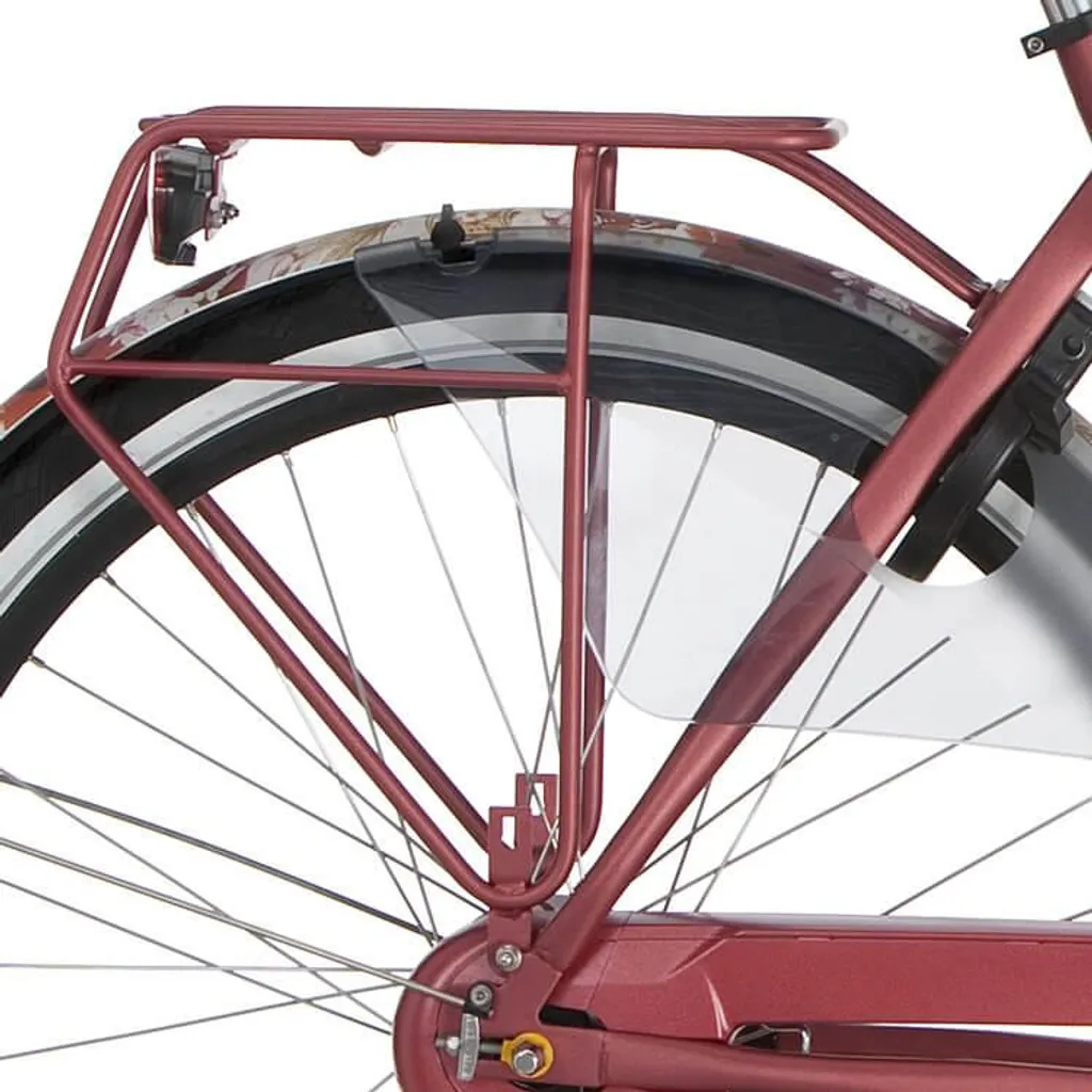 Porte-bagages arrière Rouge Métallique Mat Cortina Roots T56
