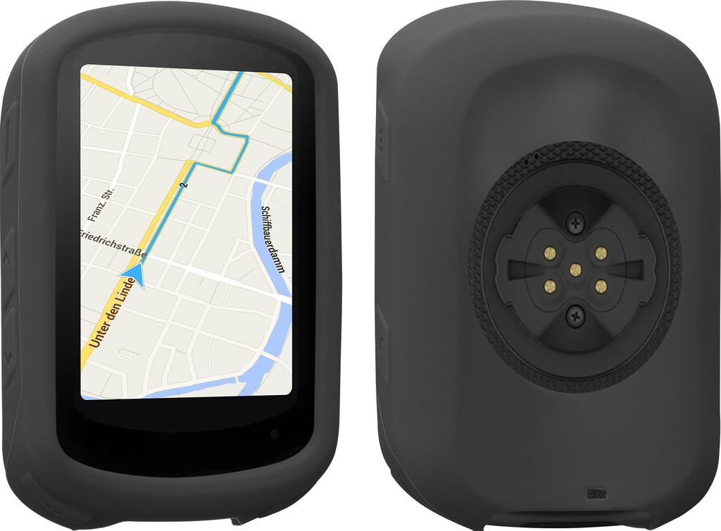 kwmobile Hülle kompatibel mit Garmin Edge 840 / Edge 540 - Silikon GPS Fahrrad Case Schutzhülle