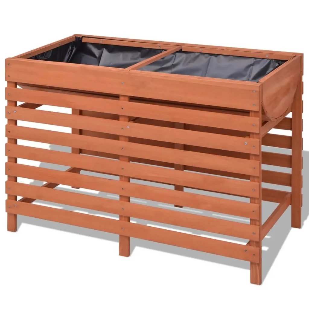 Bac à fleurs 100x50x71 cm idéal pour délimiter terrasse et balcon