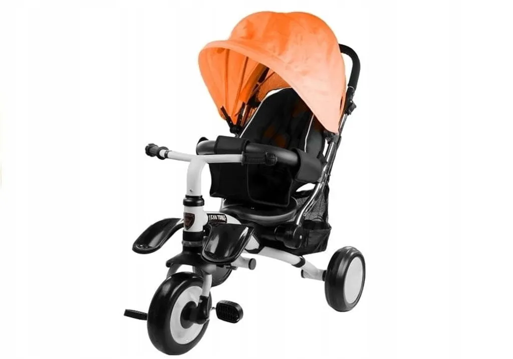 Tricycle PRO400 Orange : fini le mal de dos avec le guidon réglable