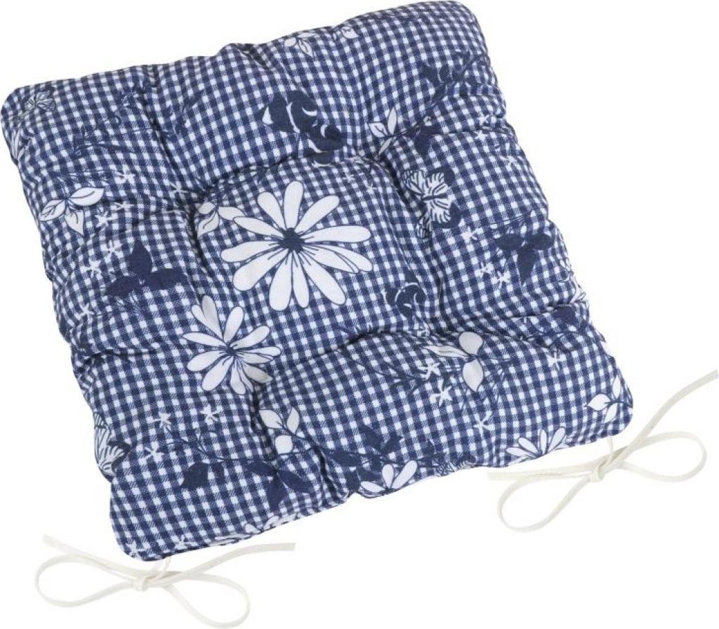 Sitzkissen DITA gesteppt - 40x40 cm - Blau