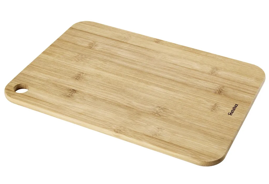 Tagliere Cucina Metaltex Bambù 35x25 | Perfetto per Aperitivi e Tagli Rapidi