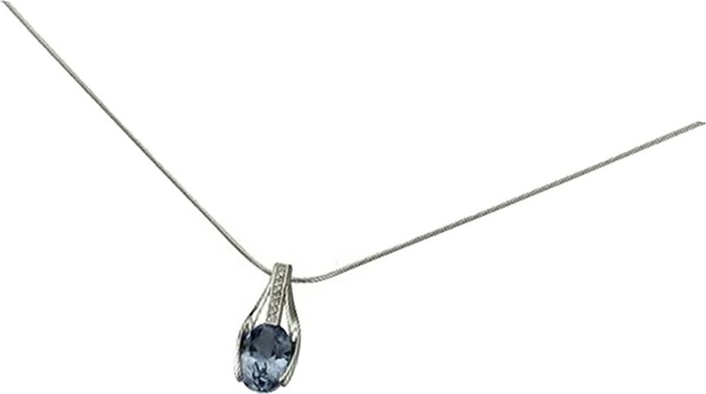 KISMA Schmuck Anhänger für Ketten blau Sterling Silber 925 D2KIH0110-015