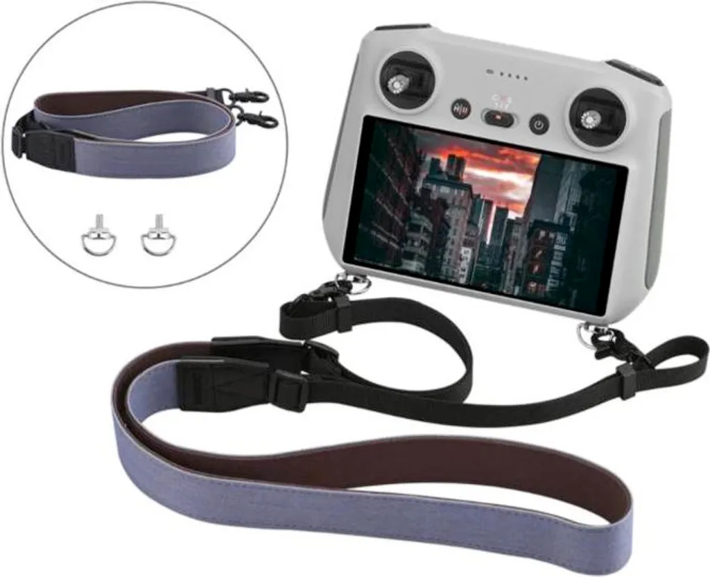 Fixation Lanyard pour DJI RC Mini 3 Pro - Support de Sangle Bleu