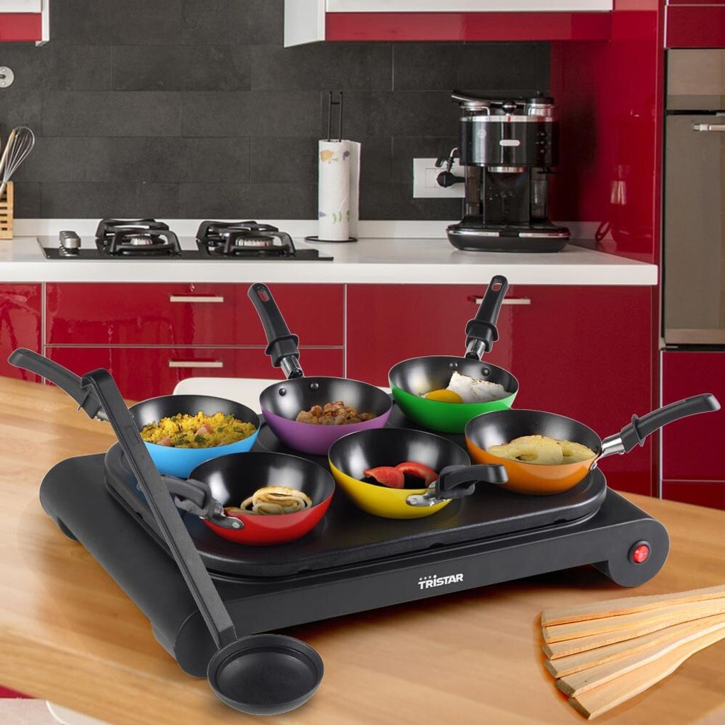 Tristar Wok Set 1000 W Schwarz Produktbild 4