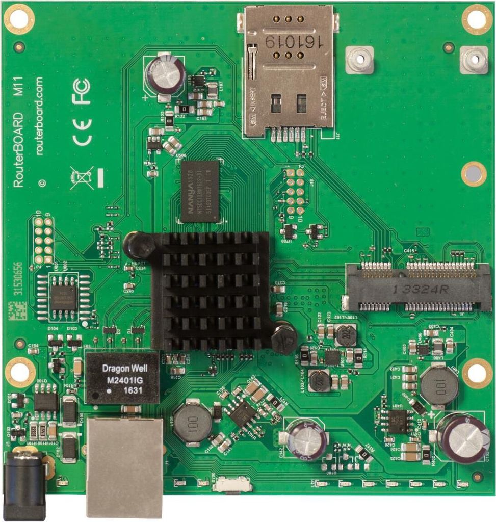 Mikrotik RBM11G Kabelrouter Schwarz, Grün, Grau