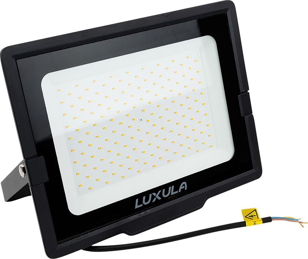 LUXULA LED-Fluter, EEK: F, 150W, 15000lm, 4000K, schwarz