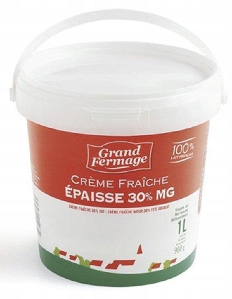 Śmietana 30% Creme Fraiche 1l - Grand Fermage Zdjęcie produktu 