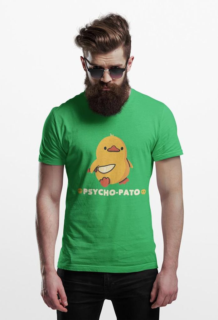 D&B 150 Uni Polo EB00023 Psychopato Grün-Größe M