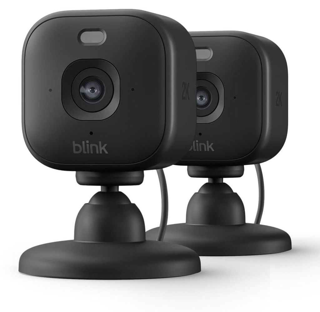 Blink Mini 2K+ 2er Pack, IP-Sicherheitskamera, Drinnen, Produktbild 