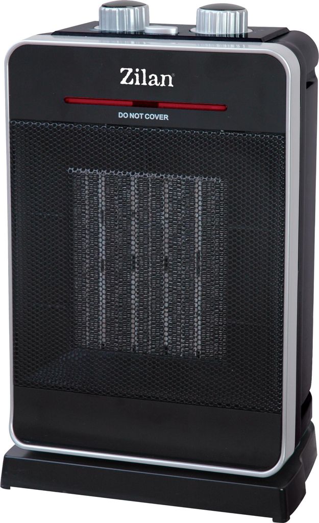 Zilan Keramik Heizlüfter | 2000 Watt | 2 Leistungstufen | Oszillierend mit Kaltluftfunktion | Überhitzungsschutz | 3 einstellbare Stufen: kalt, w...