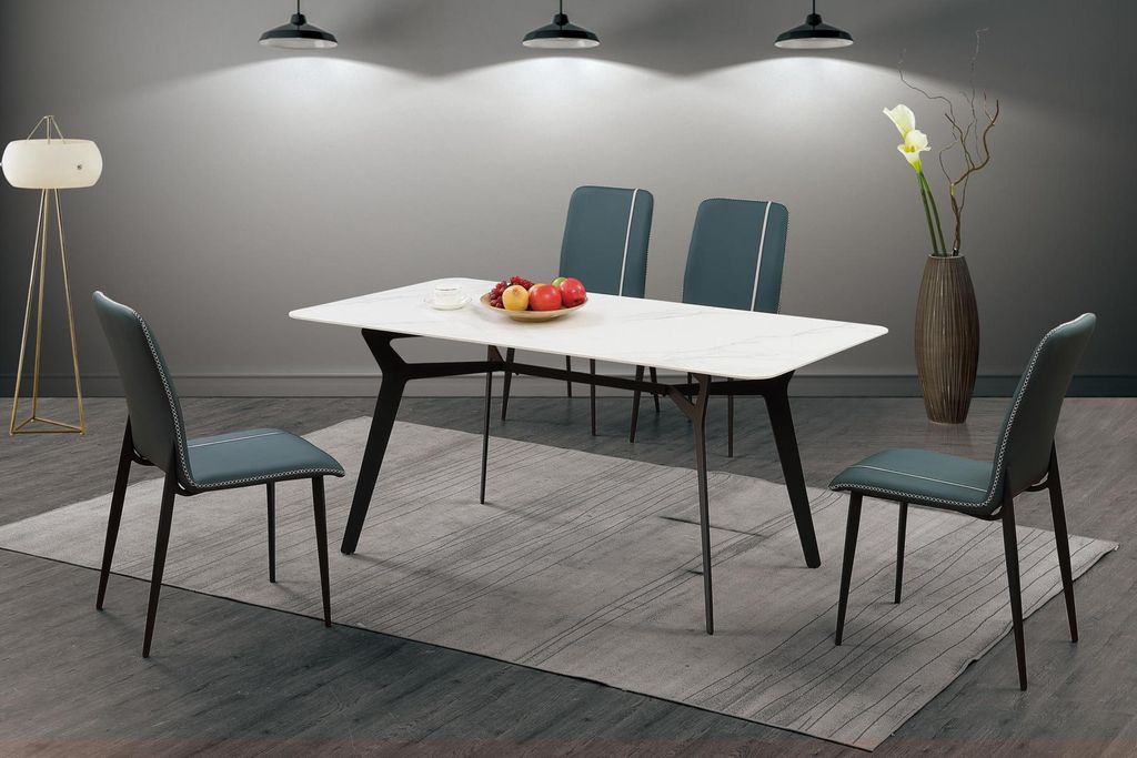 Luxus Esstisch Moderner Tisch Italienische Möbel Esszimmer Tische Marmor Optik