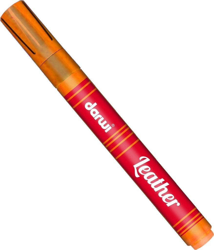 Darwi Paint On Leather Marker Fixka na kožu Orange 6 ml 1 Obrázok produktu 