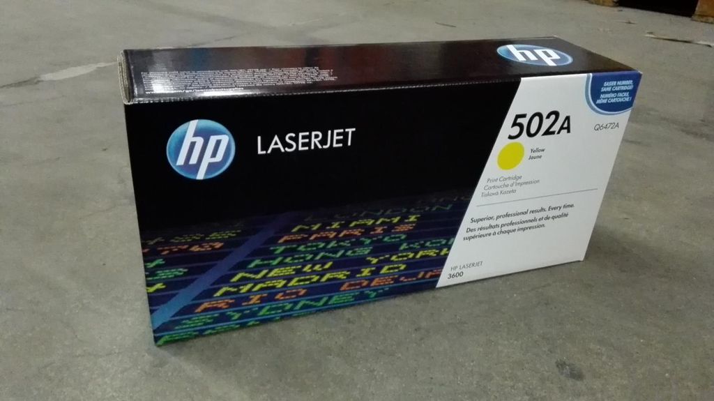 HP 502A Gelb Original LaserJet Tonerkartusche, 4000 Seiten, Produktbild 