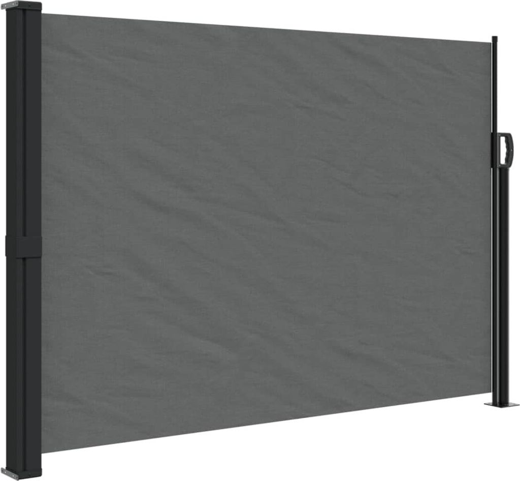 Ausziehbare Seitenmarkise Anthrazit 140x600 cm