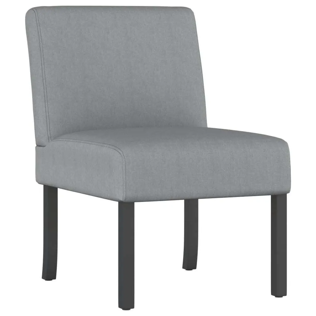 vidaXL Sedia Imbottita Grigio Chiaro: Lusso e Design per il tuo Living