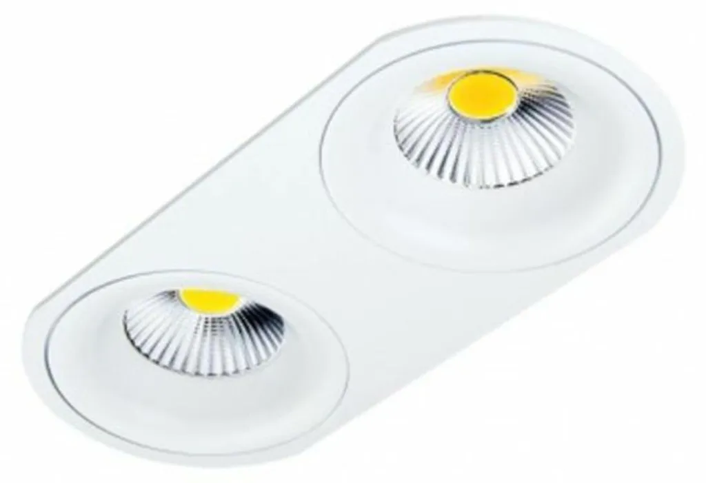 Luminaire Encastré Anti-Éblouissement 40cm - BPM Nokta Blanc Mat 3131