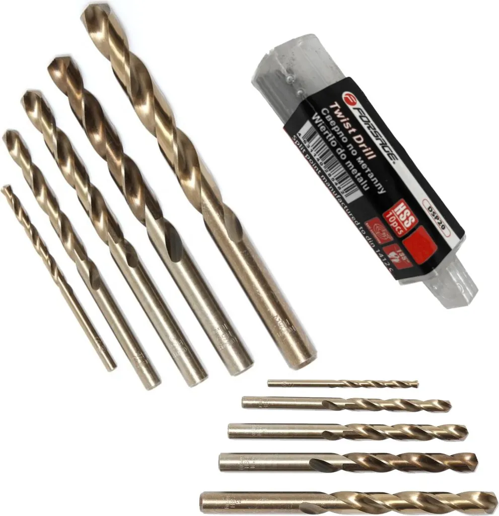 Punte per Foratura Inox 5,6 mm | 10x HSS-Cobalto Grado Professionale