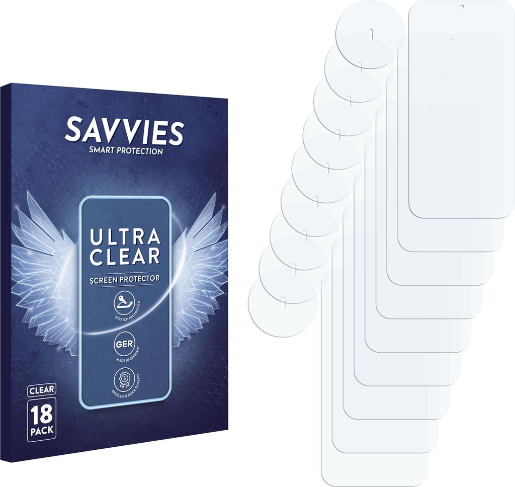 18x Für Huawei Mate 70 Air (Display+Kamera) Schutzfolie Savvies Displayschutz Display Schutz Folie Klar Transparent