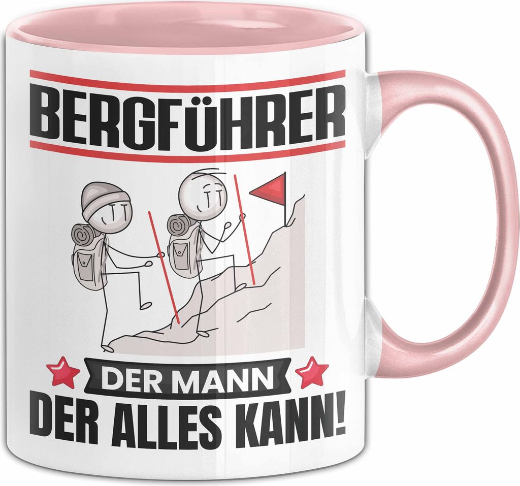 Bergführer Tasse Geschenk für Bergführer Der Mann Der Alles Produktbild 